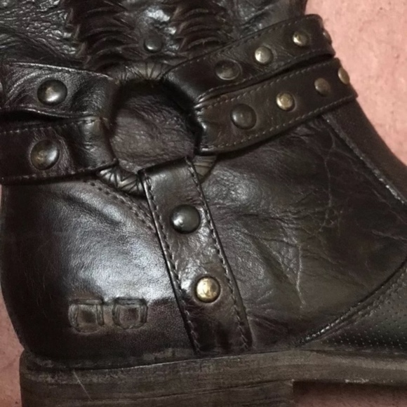 Bed Stu Selina dark brown tall cut out boots 7.5 - Picture 7 of 7